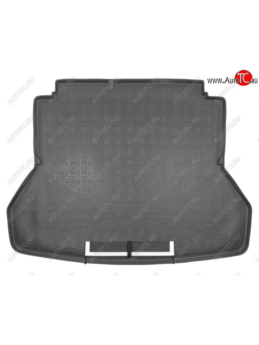 Коврик в багажник Norplast  Hyundai Elantra (2016-2020) AD (Черный с фартуком)  в Самаре Самарской области
