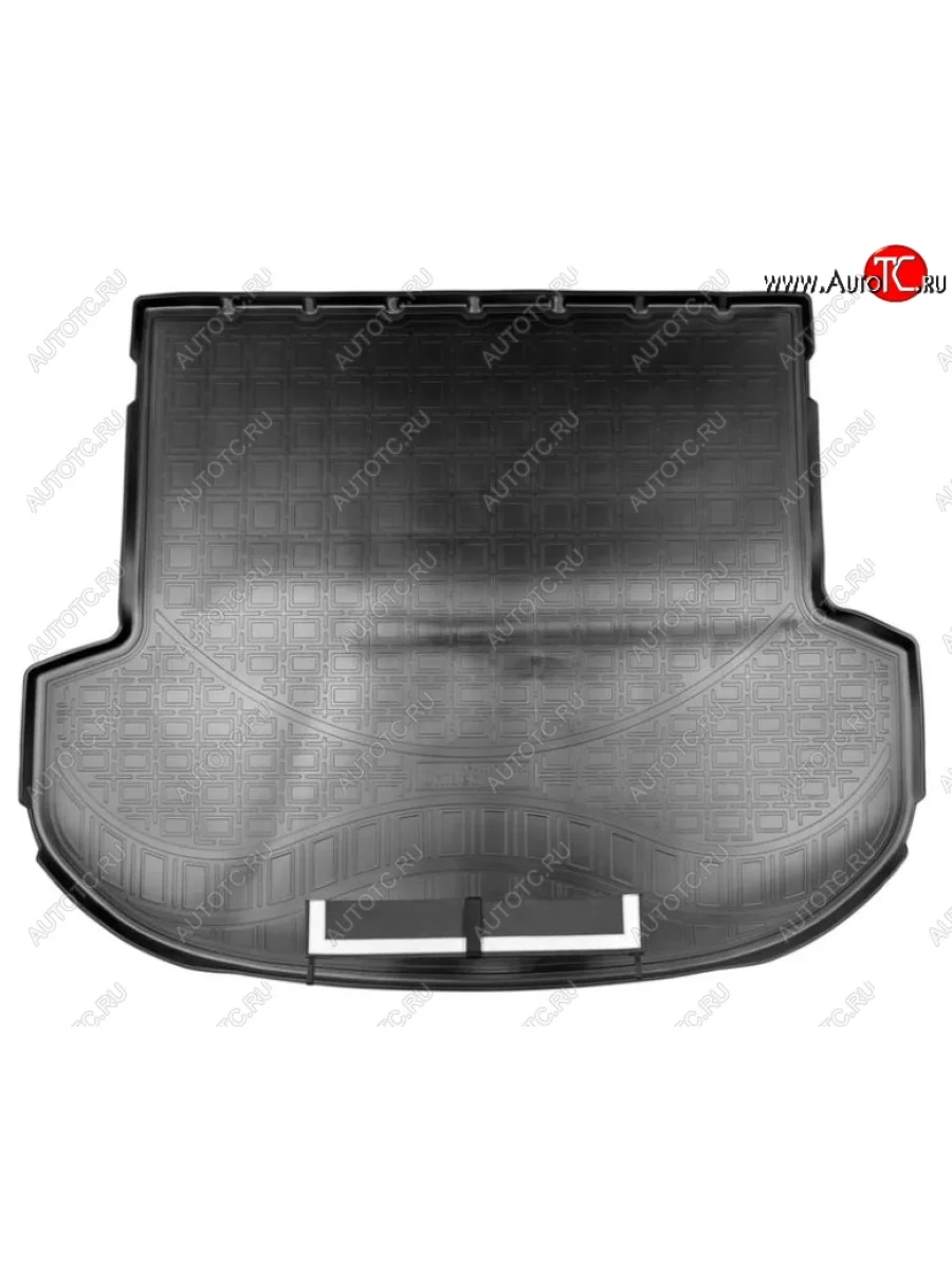 Коврик в багажник Norplast (5 мест) Hyundai Santa Fe TM дорестайлинг (2018-2021) (Черный с фартуком)  в Самаре Самарской области