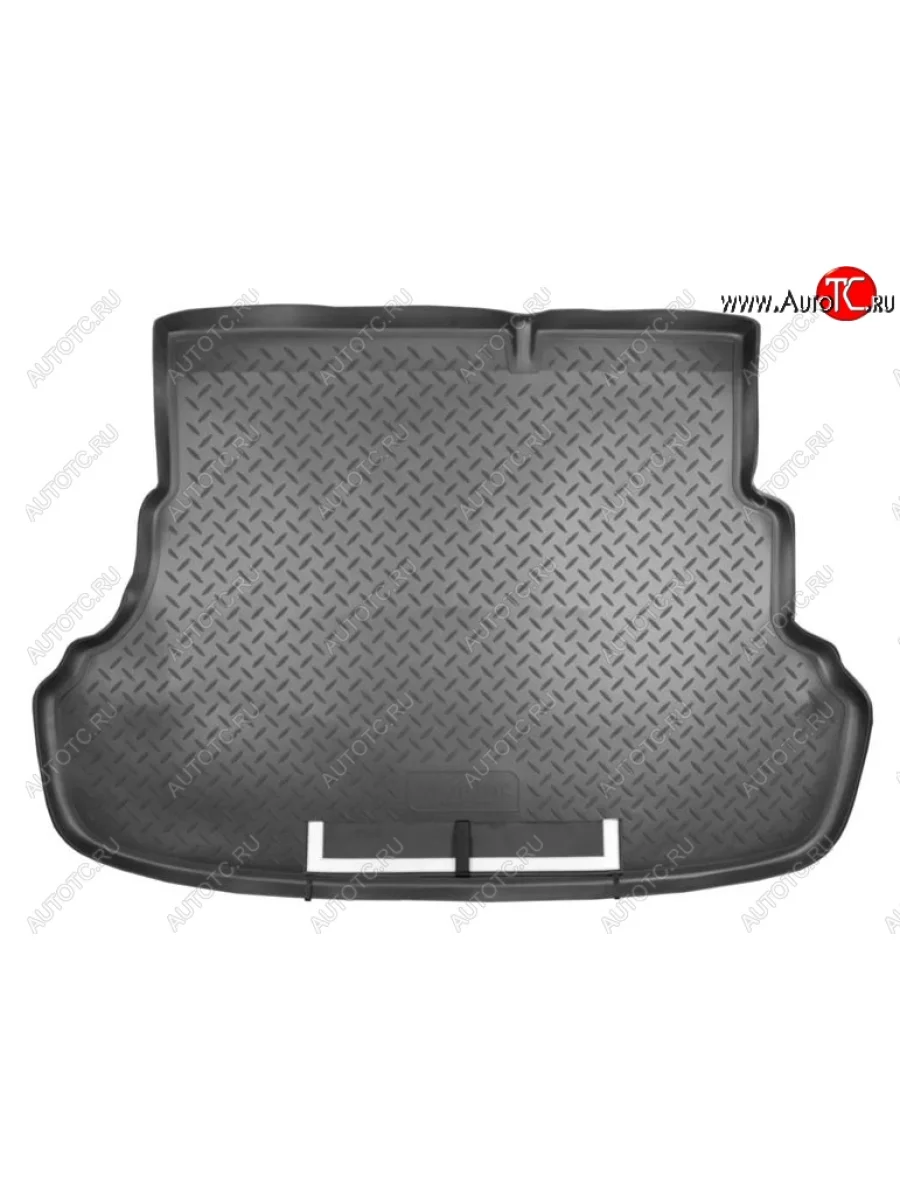 Коврик в багажник Norplast (со складывающимися сидениями) Hyundai Solaris RBr седан дорестайлинг (2010-2014) (Черный с фартуком)  в Самаре Самарской области