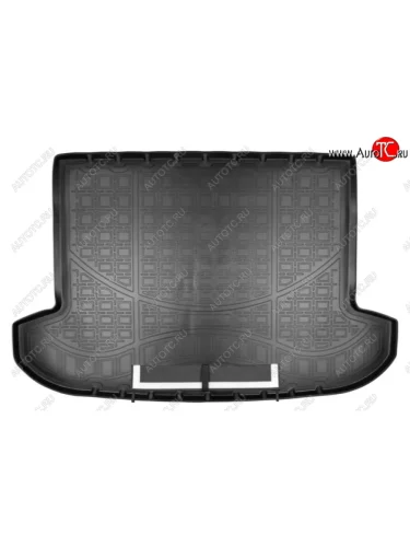 Коврик в багажник Norplast Unidec (Черный с фартуком) Hyundai Tucson TL дорестайлинг (2015-2018)