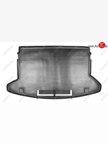 Коврик в багажник Norplast (Черный с фартуком) KIA Ceed 3 CD хэтчбэк (2018-2025)