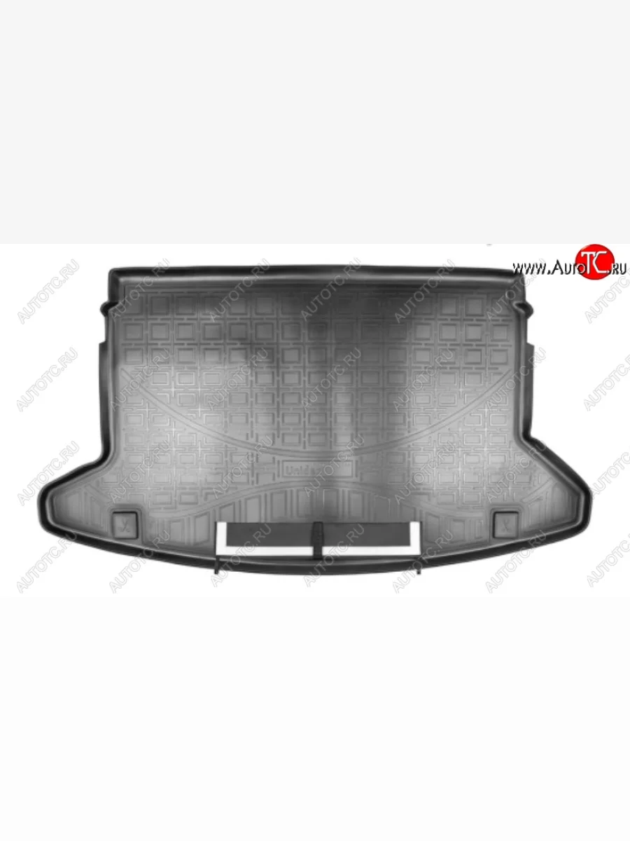 Коврик в багажник Norplast KIA Ceed 3 CD хэтчбэк (2018-2025) (Черный с фартуком)  в Перми Пермском крае