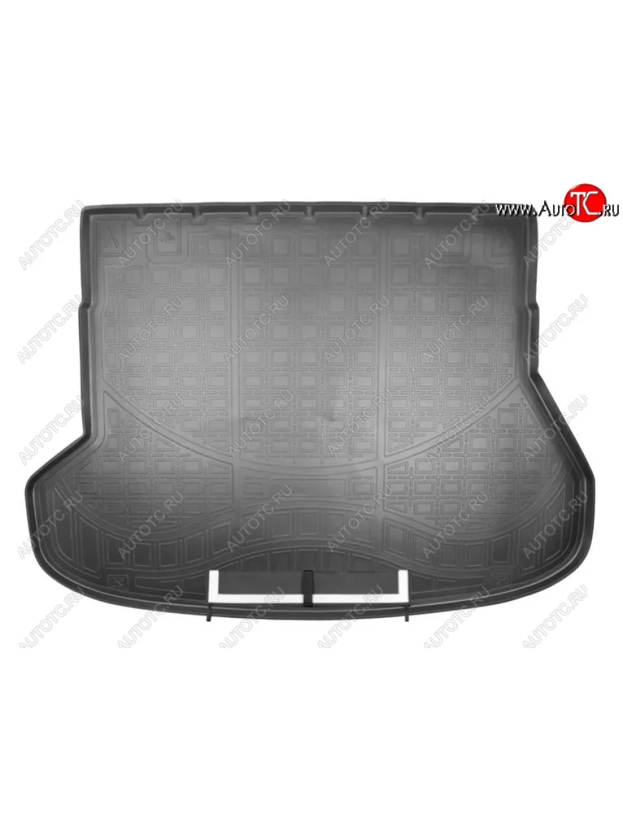 Коврик в багажник Norplast KIA Ceed 2 JD рестайлинг универсал (2015-2018) (Черный с фартуком)  в Перми Пермском крае