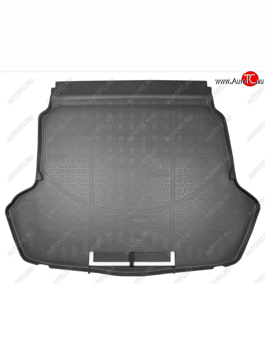 Коврик в багажник Norplast Unidec KIA Optima 4 JF дорестайлинг седан (2016-2018) (Черный с фартуком)  в Керчи Республика Крым
