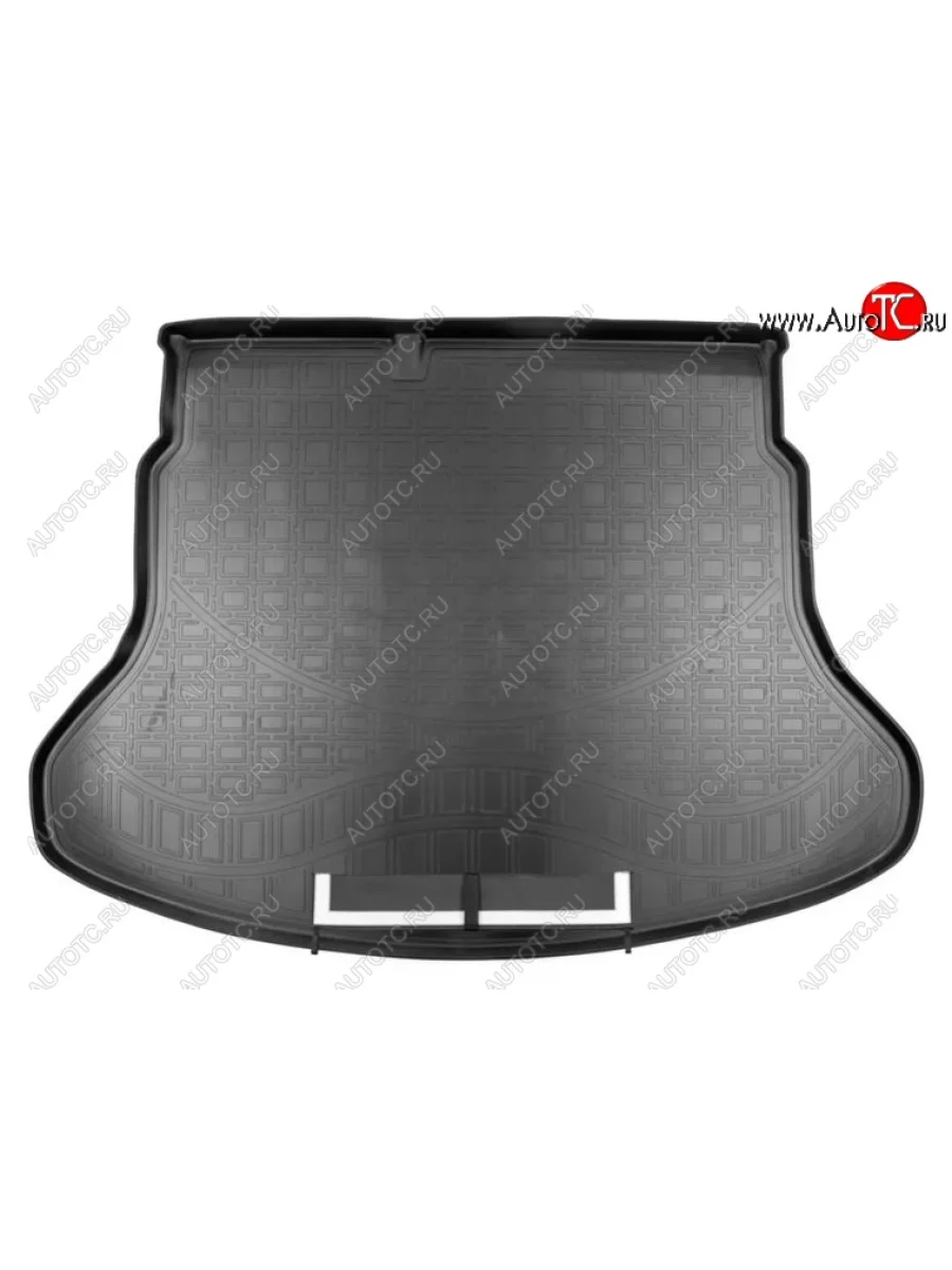 Коврик в багажник Norplast Unidec KIA Rio 4 FB дорестайлинг седан (2016-2020) (Черный с фартуком)  в Самаре Самарской области
