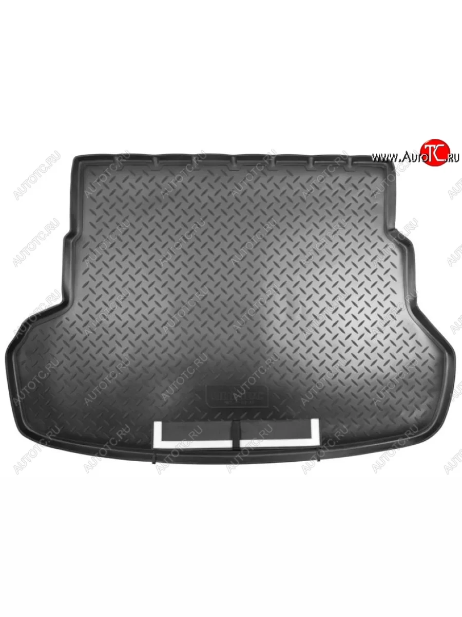 Коврик в багажник Norplast KIA Rio 3 QB дорестайлинг седан (2011-2015) (Черный с фартуком)  в Керчи Республика Крым