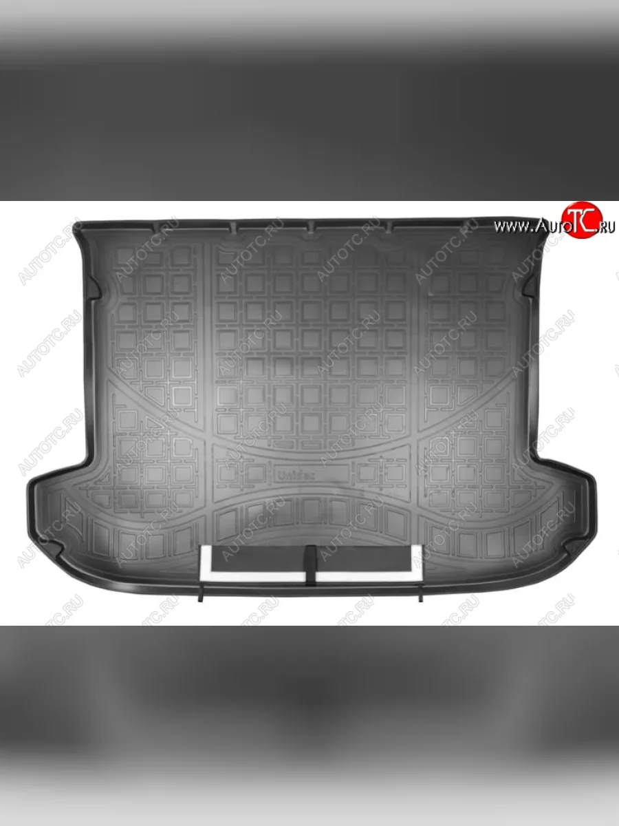 Коврик в багажник Norplast  KIA Sportage (2016-2022) 4 QL (Черный с фартуком)  в Самаре Самарской области