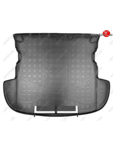 Коврик в багажник Norplast Unidec (Цвет: черный, с фартуком) Mitsubishi Outlander GF дорестайлинг (2012-2014)