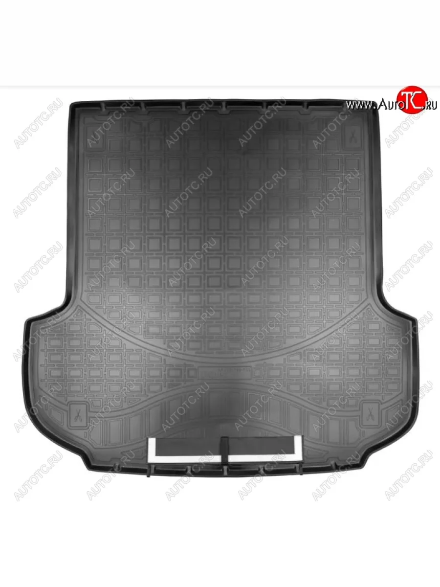 Коврик в багажник Norplast Unidec Mitsubishi Pajero Sport QE дорестайлинг (2015-2021) (Черный с фартуком)  в Воронеже Воронежской области