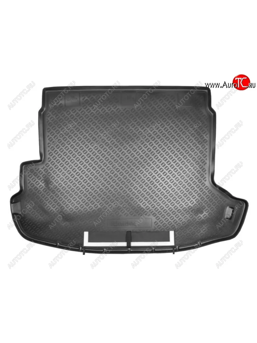 Коврик в багажник Norplast Unidec Nissan X-trail 2 T31 рестайлинг (2010-2015) (Черный с фартуком)  в Самаре Самарской области