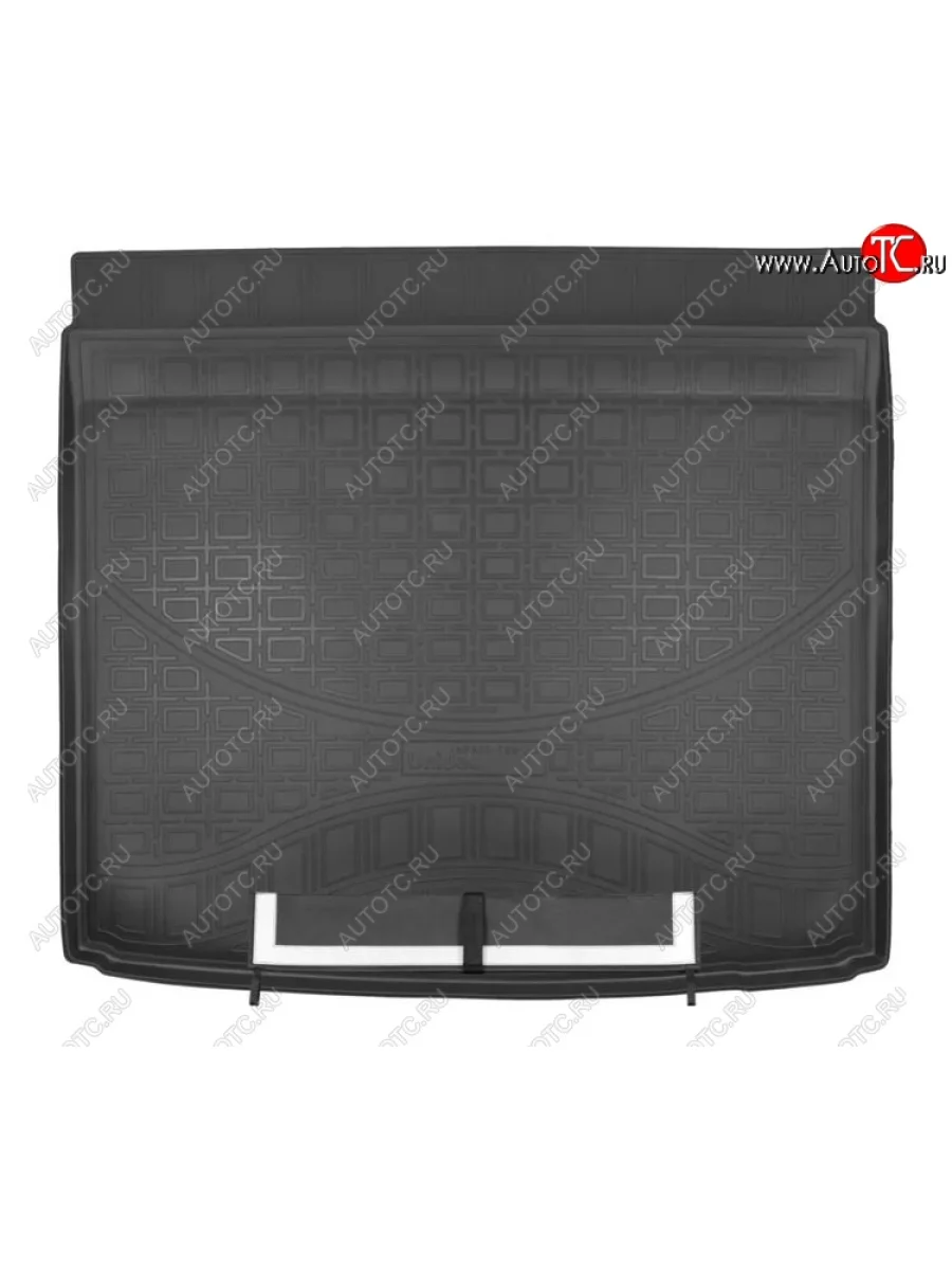 Коврик в багажник Norplast Unidec (2AWD) Renault Kaptur дорестайлинг (2016-2020) (Цвет: черный, с фартуком)  в Перми Пермском крае