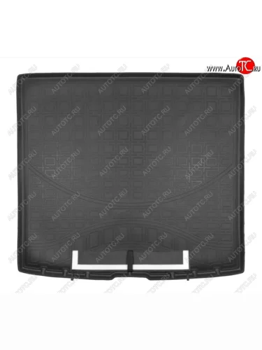 Коврик в багажник Norplast Unidec (4AWD) (Черный с фартуком) Renault Kaptur дорестайлинг (2016-2020)