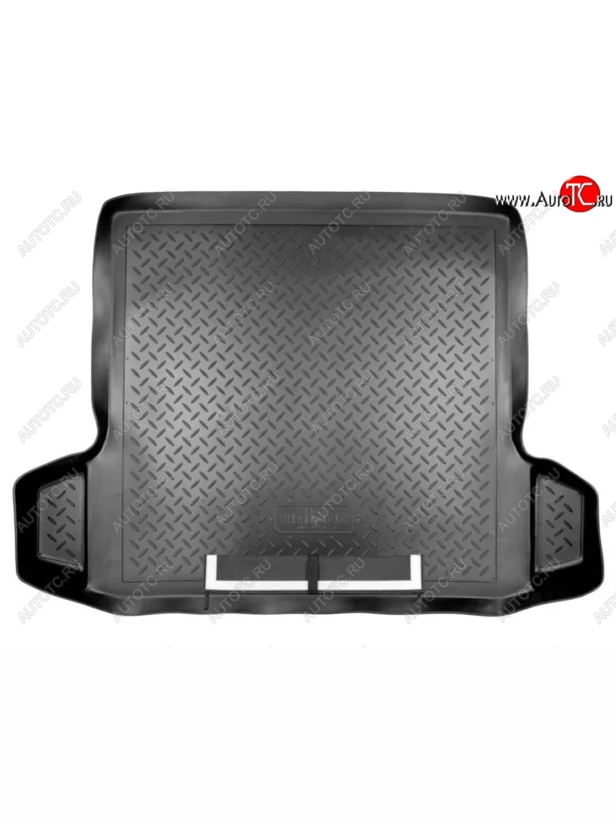 Коврик в багажник Norplast Unidec Renault Logan 1 дорестайлинг (2004-2010) (Цвет: черный, с фартуком)  в Перми Пермском крае