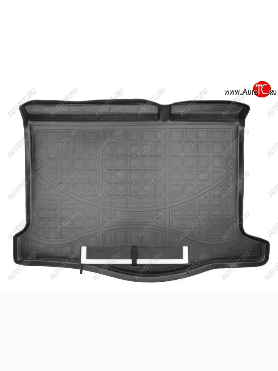 Коврик в багажник Norplast Unidec Renault Sandero 2 рестайлинг (2018-2025) (Черный с фартуком)  в Керчи Республика Крым