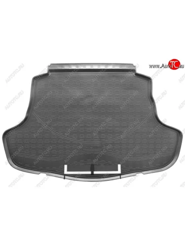 Коврик в багажник Norplast (Черный с фартуком) Toyota Camry XV70 дорестайлинг (2017-2021)