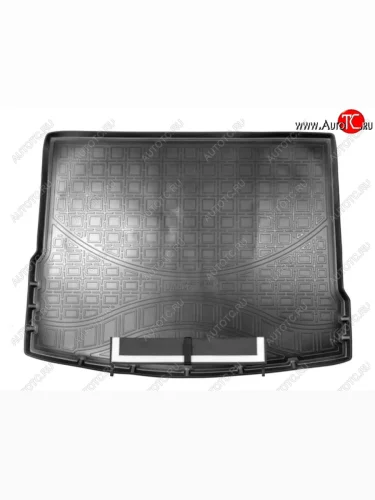 Коврик в багажник Norplast (Черный с фартуком) Volkswagen Tiguan Mk2 дорестайлинг (2016-2020)