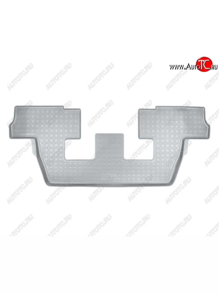 Коврик салонный Noplast (3-ий ряд) Audi Q7 4M дорестайлинг (2015-2020) (Серый)  в Перми Пермском крае