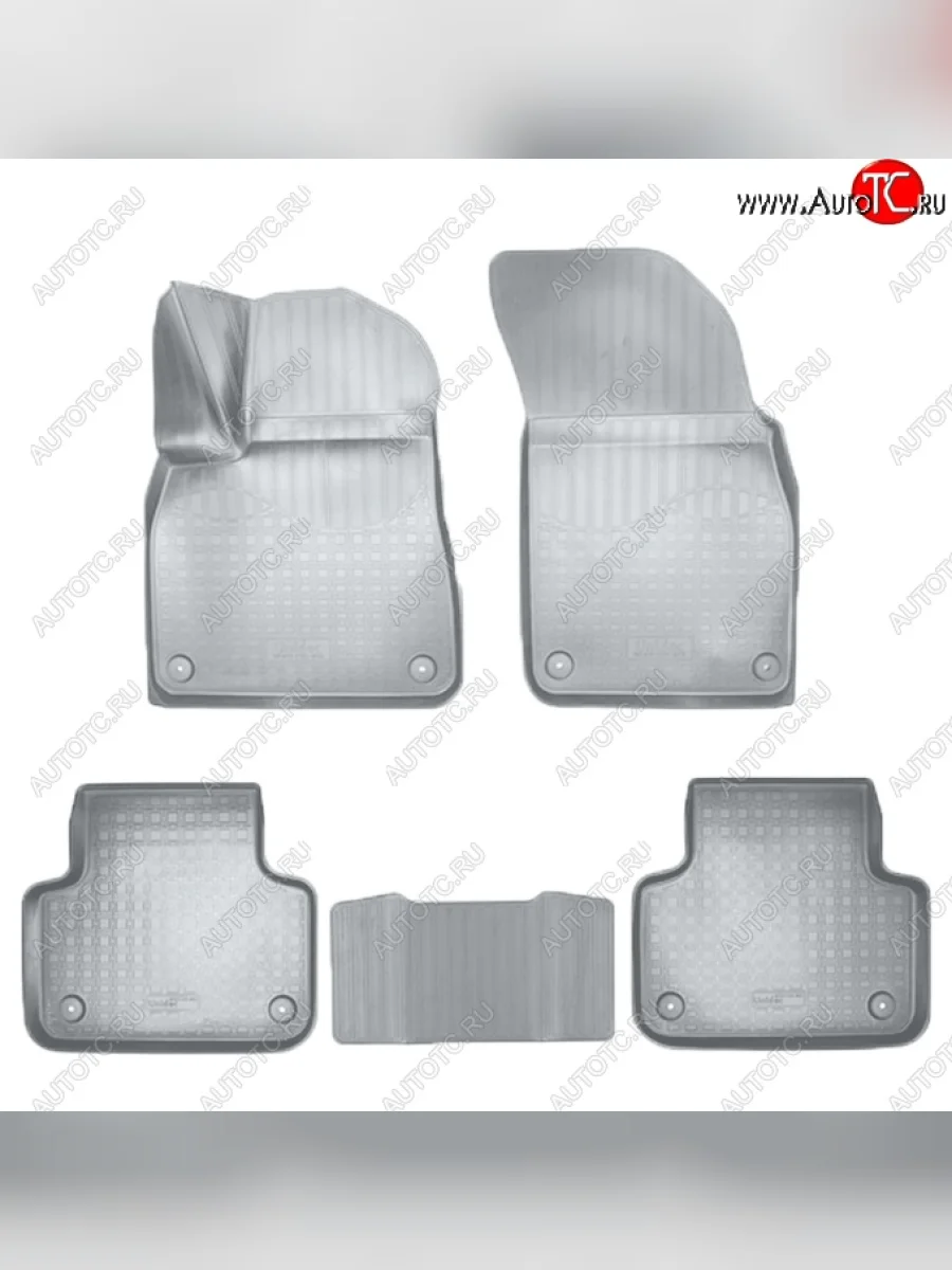 Коврики салонные Noplast (5 мест) Audi Q8 4MN (2018-2022) (Серые)  в Перми Пермском крае