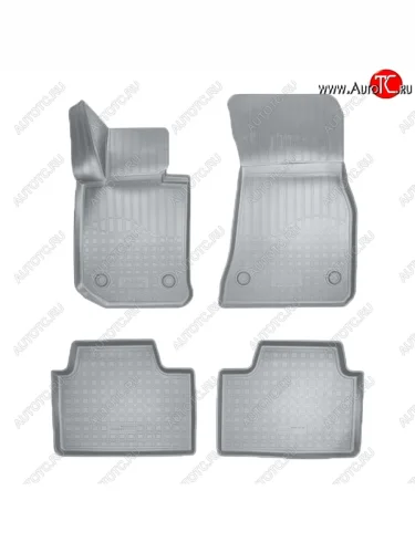 Коврики салонные Noplast (монопривод) (Серые) BMW 3 серия G20 седан (2018-2022)