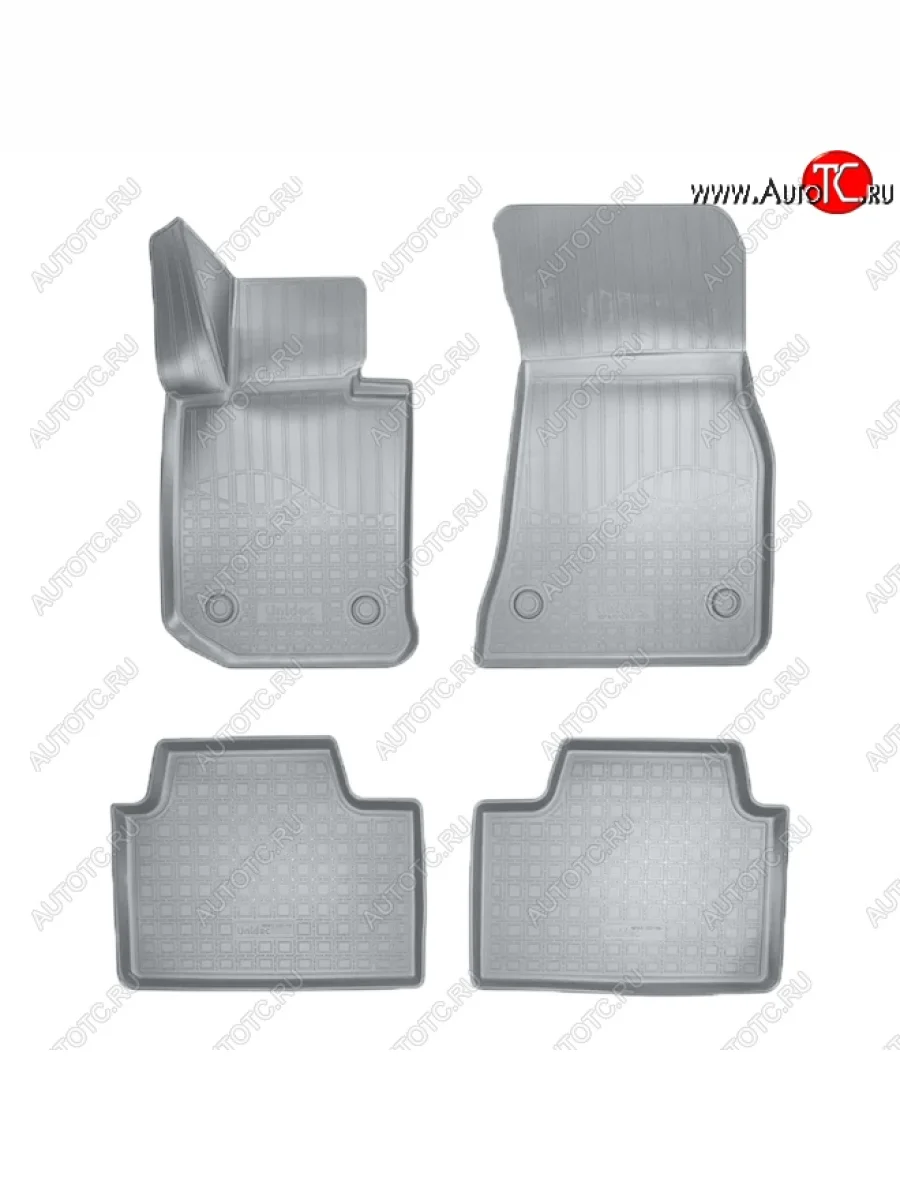Коврики салонные Noplast (монопривод) BMW 3 серия G20 седан (2018-2022) (Серые)  в Самаре Самарской области