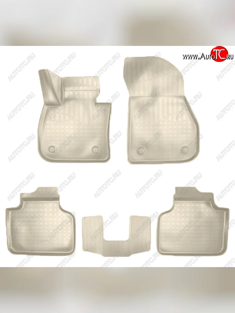 Коврики салонные (АКПП) Norplast BMW 2 серия F45 Active Tourer дорестайлинг (2014-2018) (Бежевые)  в Керчи Республика Крым