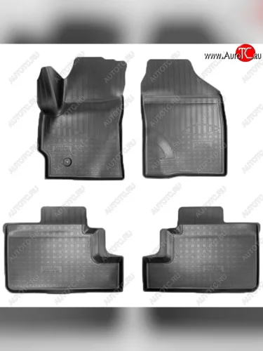 Коврики салонные Noplast (3D) (Черные) Brilliance V3 дорестайлинг (2015-2020)