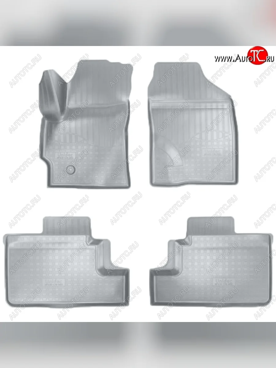 Коврики салонные Noplast (3D) Brilliance V3 дорестайлинг (2015-2020) (Серые)  в Керчи Республика Крым