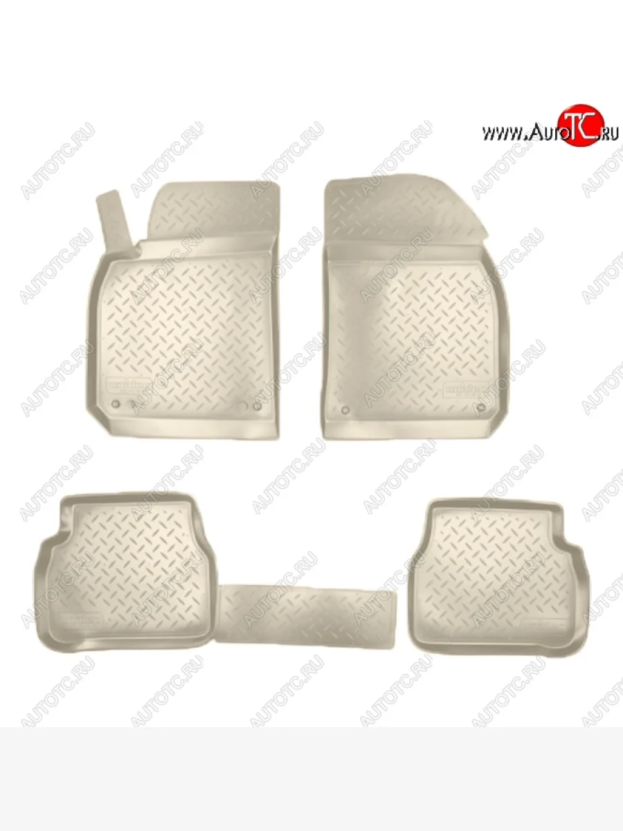 Коврики салонные Noplast (3D) Cadillac Bls седан (2006-2011) (Бежевые)  в Перми Пермском крае
