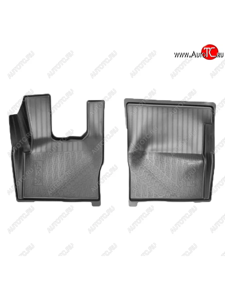 Коврики салонные Noplast (3D) DAF XF 105 (2005-2013) (Черные)  в Керчи Республика Крым