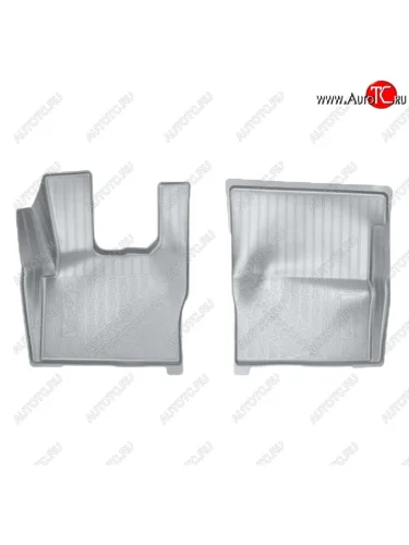 Коврики салонные Noplast (3D) (Серые) DAF XF 105 (2005-2013)