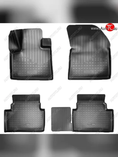 Коврики салонные Noplast (3D) (Черные) CITROEN C5 Aircross доресталийнг (2017-2022)