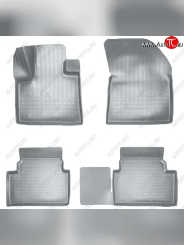 Коврики салонные Noplast (3D) (Серые) CITROEN C5 Aircross доресталийнг (2017-2022)