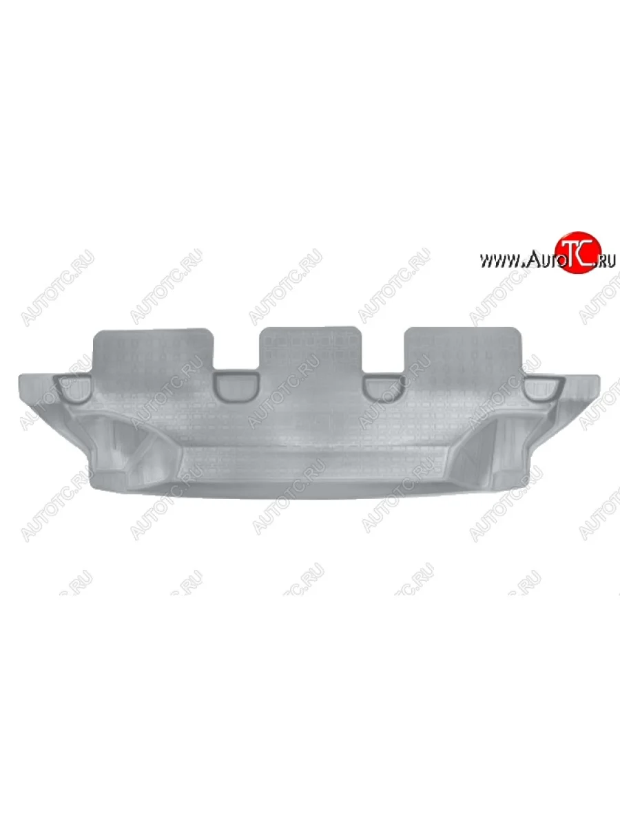 Коврик салонный Noplast (3-ий ряд) Dong Feng 580 1 рестайлинг (2018-2025) (Серый)  с доставкой в г. Керчь