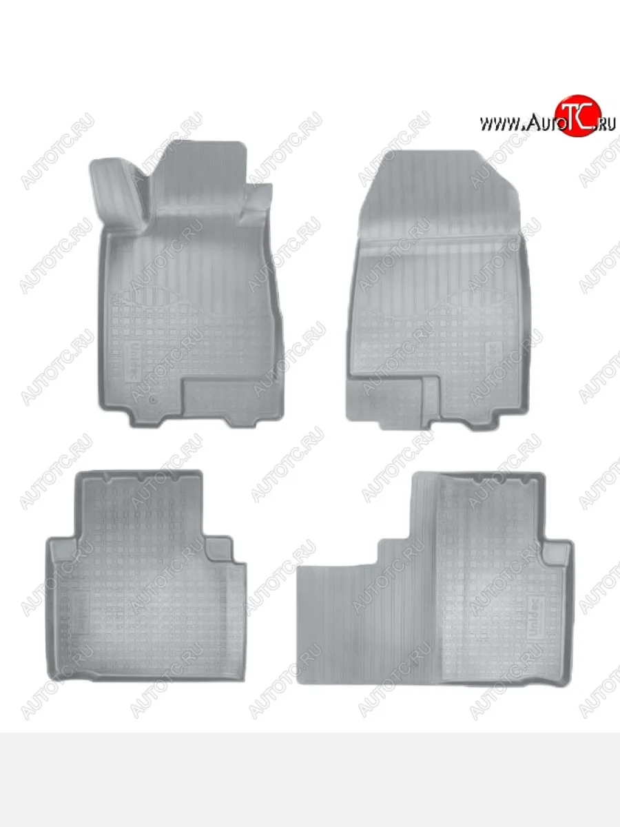 Коврики салонные Noplast (3D) Dong Feng AX7 (2014-2017) (Серые)  в Перми Пермском крае
