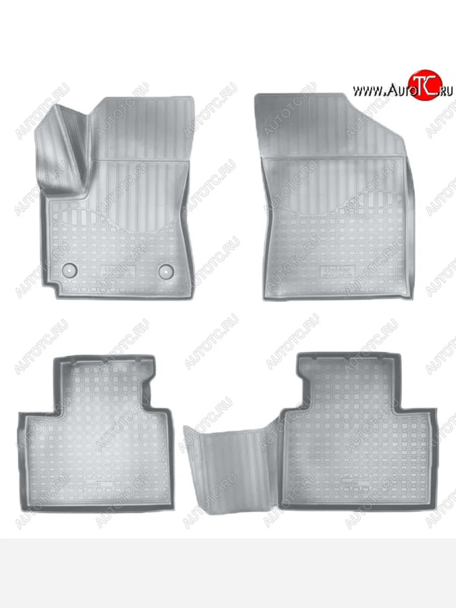 Коврики салонные Noplast (3D) FAW Besturn X40 D181 (2016-2022) (Серые)  в Керчи Республика Крым