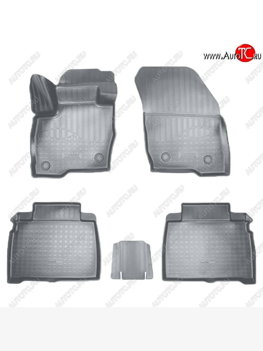 Коврики салонные Noplast (3D)  Ford Galaxy (2014-2019) CK,CD390 (Серые)  в Самаре Самарской области