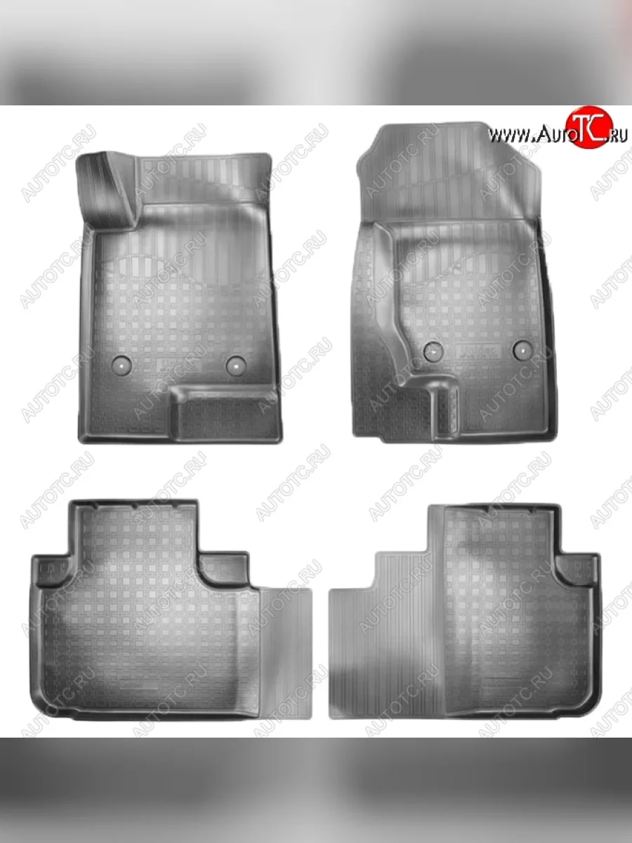 Коврики салонные Noplast (3D) Haval F7  дорестайлинг (2018-2022) (Черные)  с доставкой в г. Пермь