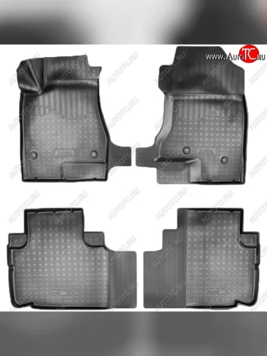 Коврики салонные Noplast (3D) (Черные) Haval H6 (2013-2020)