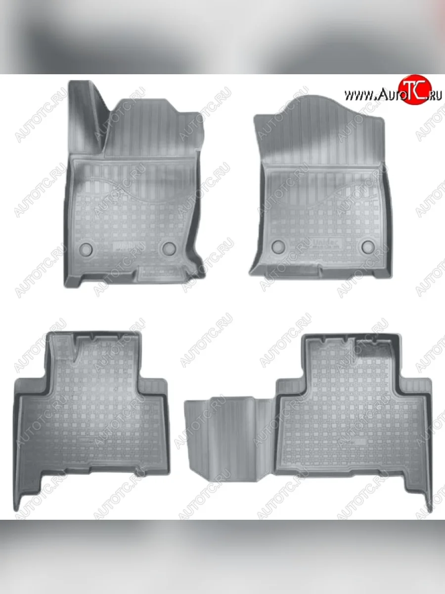 Коврики салонные Noplast (3D, 5 мест) Haval H9 1-ый рестайлинг (2017-2019) (Серые)  в Самаре Самарской области