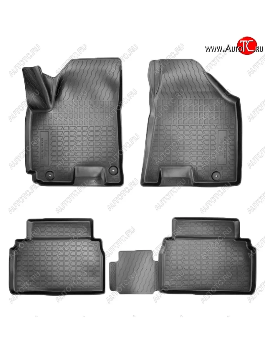 Коврики салонные Noplast (3D) JAC S5 дорестайлинг (2013-2019) (Черные)  с доставкой в г. Керчь