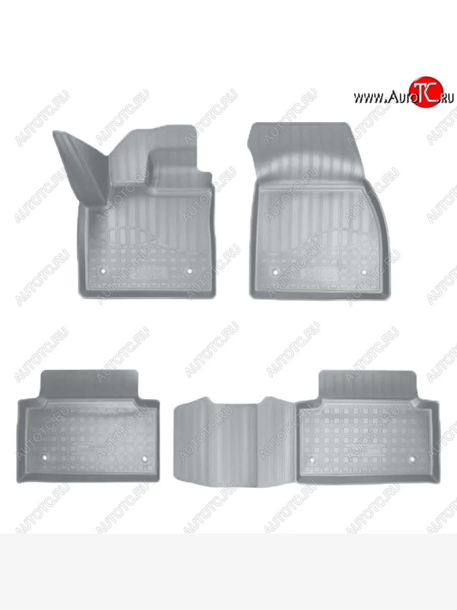 Коврики салонные Noplast (3D) Land Rover Range Rover Evoque 2 L551 дорестайлинг (2018-2023) (Серые)  в Самаре Самарской области