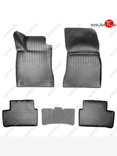Коврики салонные Noplast (3D) (Черные) Mercedes-Benz A class  W177 - CLA class  C118