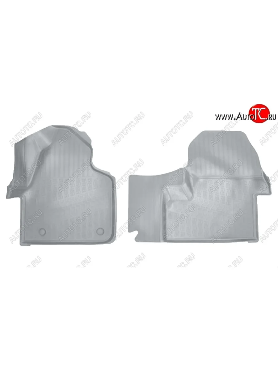 Коврики салонные Noplast (3D)  Mercedes-Benz Sprinter (2018-2025) W910 (Серые)  в Самаре Самарской области