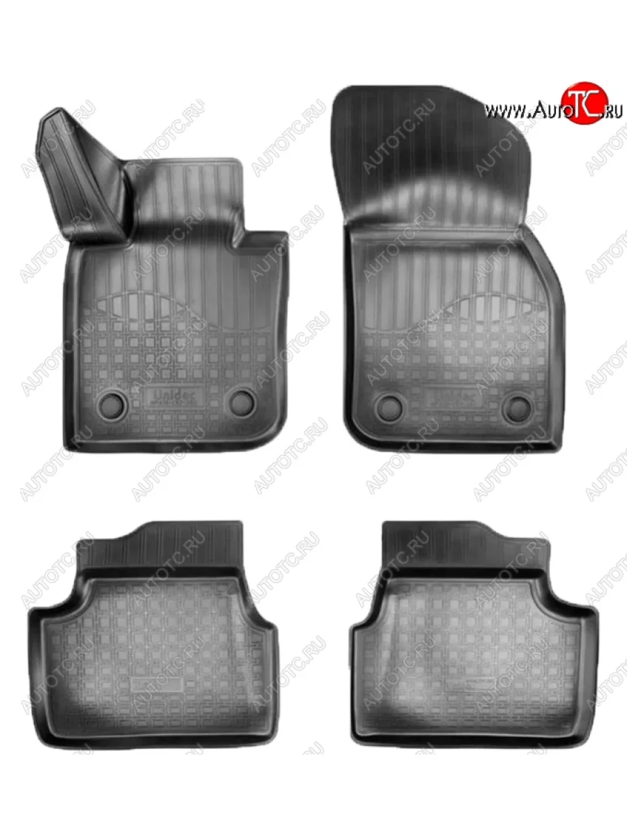 Коврики салонные Noplast (3D) Mini Hatch F55 хэтчбэк 5 дв. (2014-2025) (Черные)  с доставкой в г. Керчь