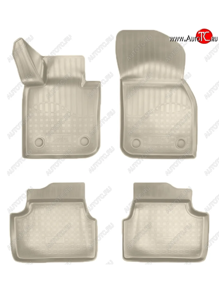 Коврики салонные Noplast (3D) Mini Hatch F55 хэтчбэк 5 дв. (2014-2025) (Бежевые)  в Керчи Республика Крым