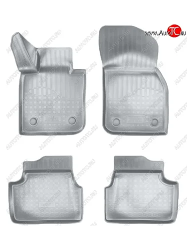 Коврики салонные Noplast (3D) (Серые) Mini Hatch F55 хэтчбэк 5 дв. (2014-2025)