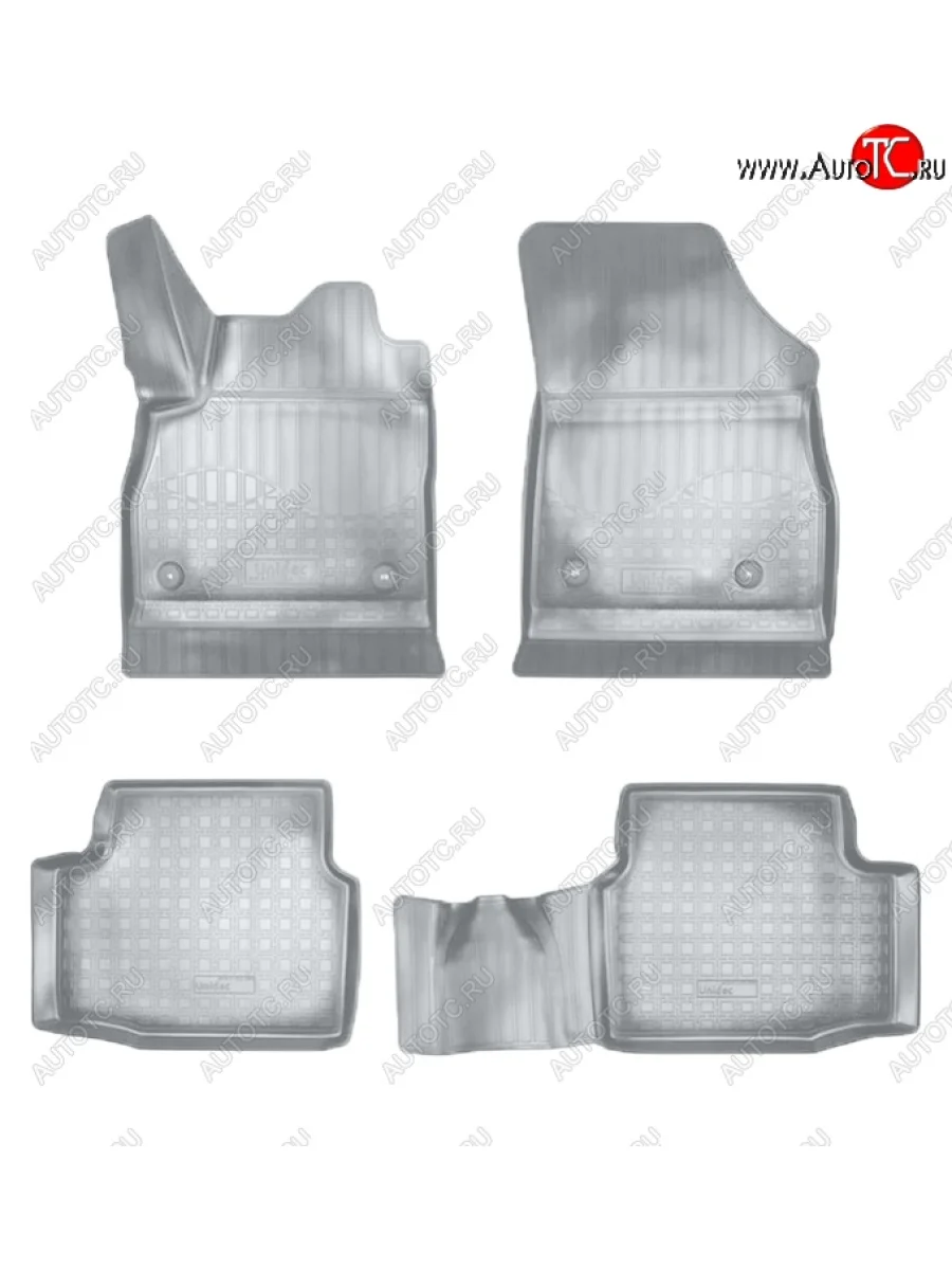 Коврики салонные Noplast (3D) Opel Astra K универсал дорестайлинг (2015-2019) (Серые)  в Перми Пермском крае