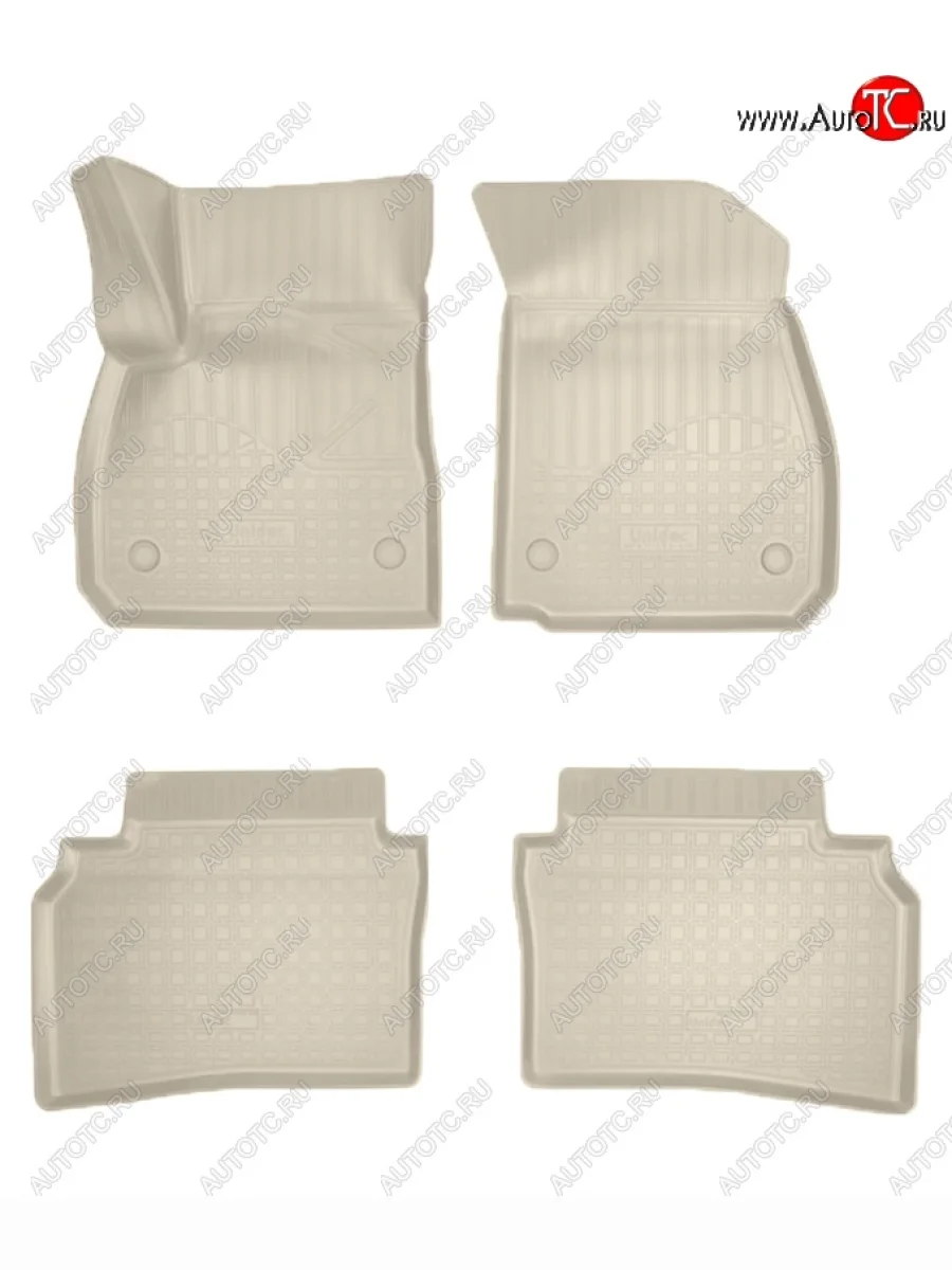 Коврики салонные Noplast (3D) Opel Insignia B дорестайлинг универсал (2017-2020) (Бежевые)  в Перми Пермском крае