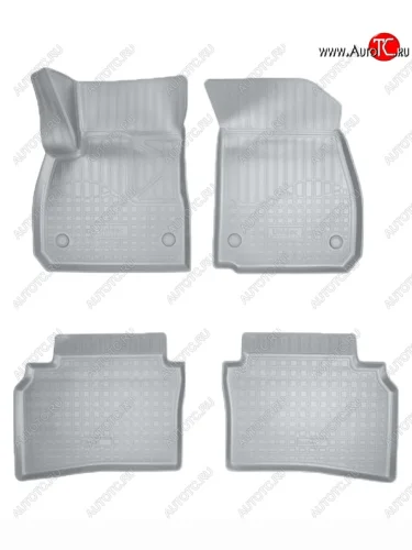 Коврики салонные Noplast (3D) (Серые) Opel Insignia B дорестайлинг универсал (2017-2020)