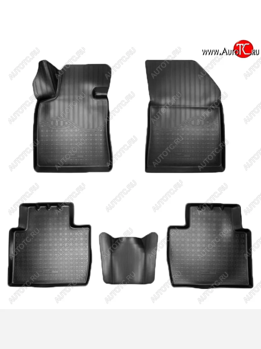 Коврики салонные Noplast (3D)  Peugeot 508 (2018-2025) 2 (Черные)  в Самаре Самарской области